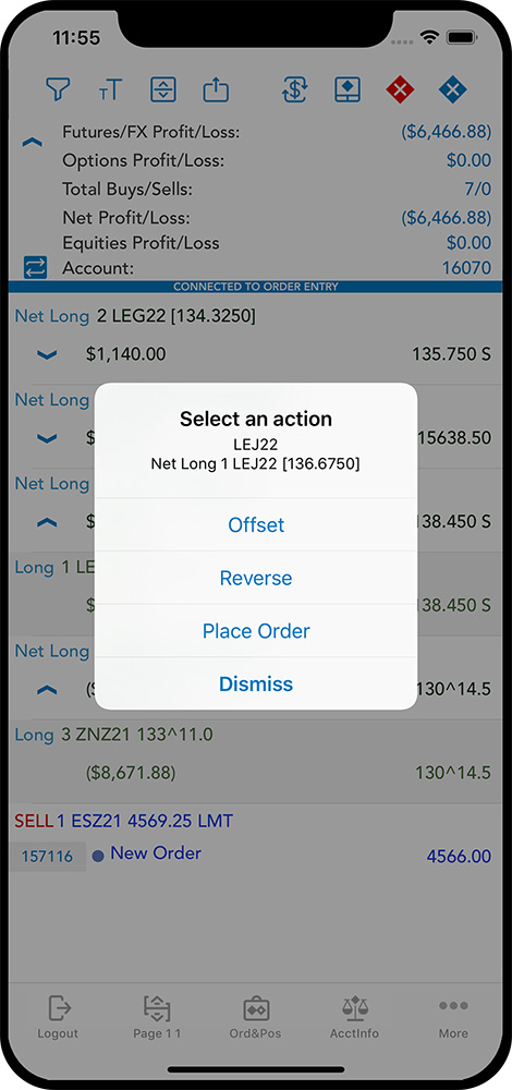 Orders and Positions Trading