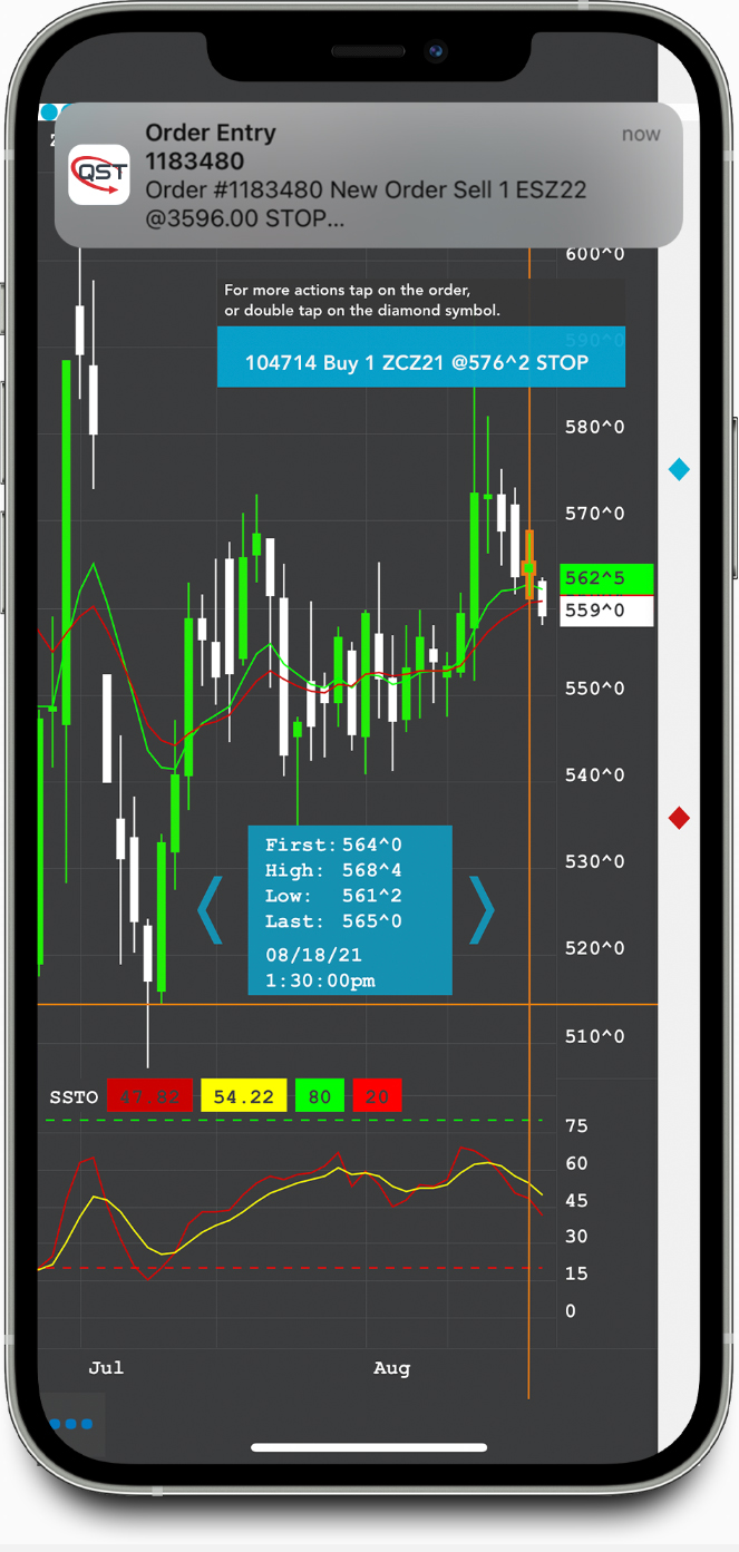 Quick Screen Trading Mobile Trading Application for iOS and Android
